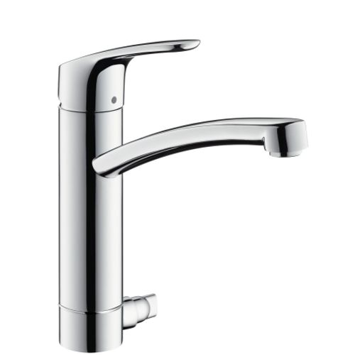 Hansgrohe-HG-Spueltischmischer-200-Focus-M41-Geraeteabsperrventil-1jet-chrom-31803000 gallery number 1